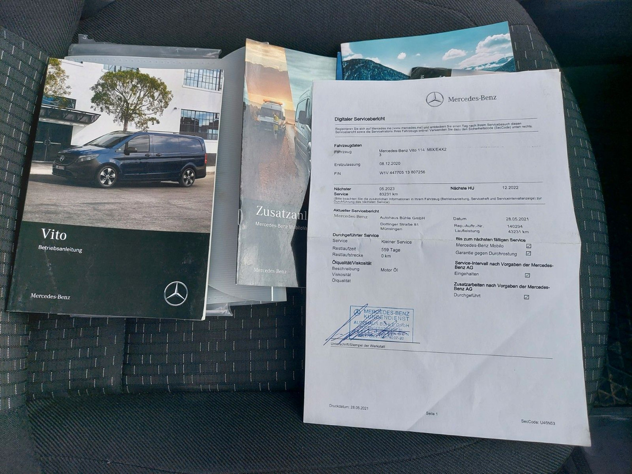 Putnički kombi Mercedes-Benz Vito Mixto 114 CDI 4x4 Extralang 5 Sitze LED: slika 25
