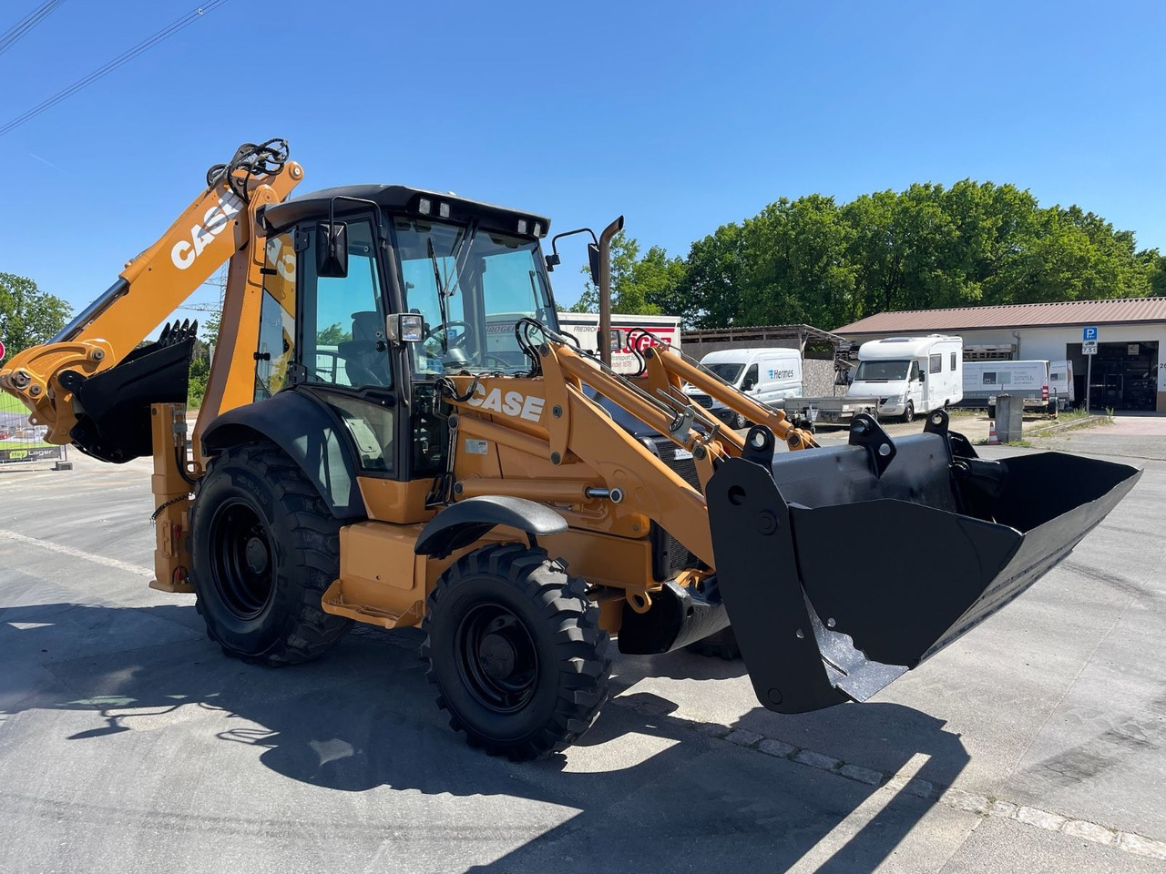 Case 580ST Baggerlader/7597h/72kW/4x4/AC - Bager utovarivač: slika 1 Case 580ST Baggerlader/7597h/72kW/4x4/AC - Bager utovarivač: slika 1