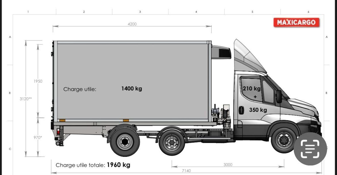 Iveco Daily 35C18 MAXICARGO Kühlkoffer/CARRIER/AC/EU6 - Dostavno vozilo hladnjača: slika 5 Iveco Daily 35C18 MAXICARGO Kühlkoffer/CARRIER/AC/EU6 - Dostavno vozilo hladnjača: slika 5