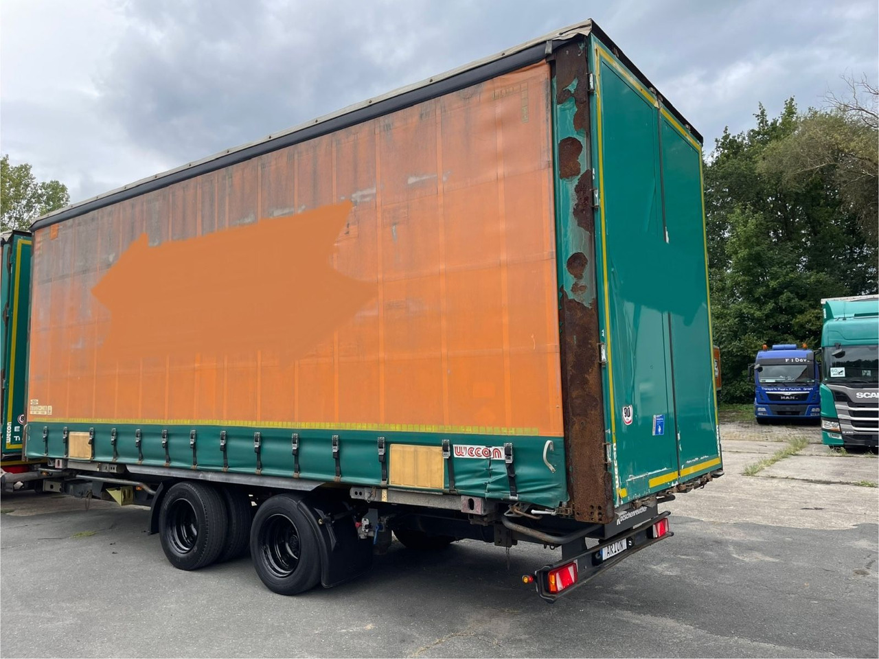 Kotschenreuther TWB 218 Pritsche+Plane/2-Achs/WECON/7,3m/14950kg - Prikolica sa ceradom: slika 3 Kotschenreuther TWB 218 Pritsche+Plane/2-Achs/WECON/7,3m/14950kg - Prikolica sa ceradom: slika 3