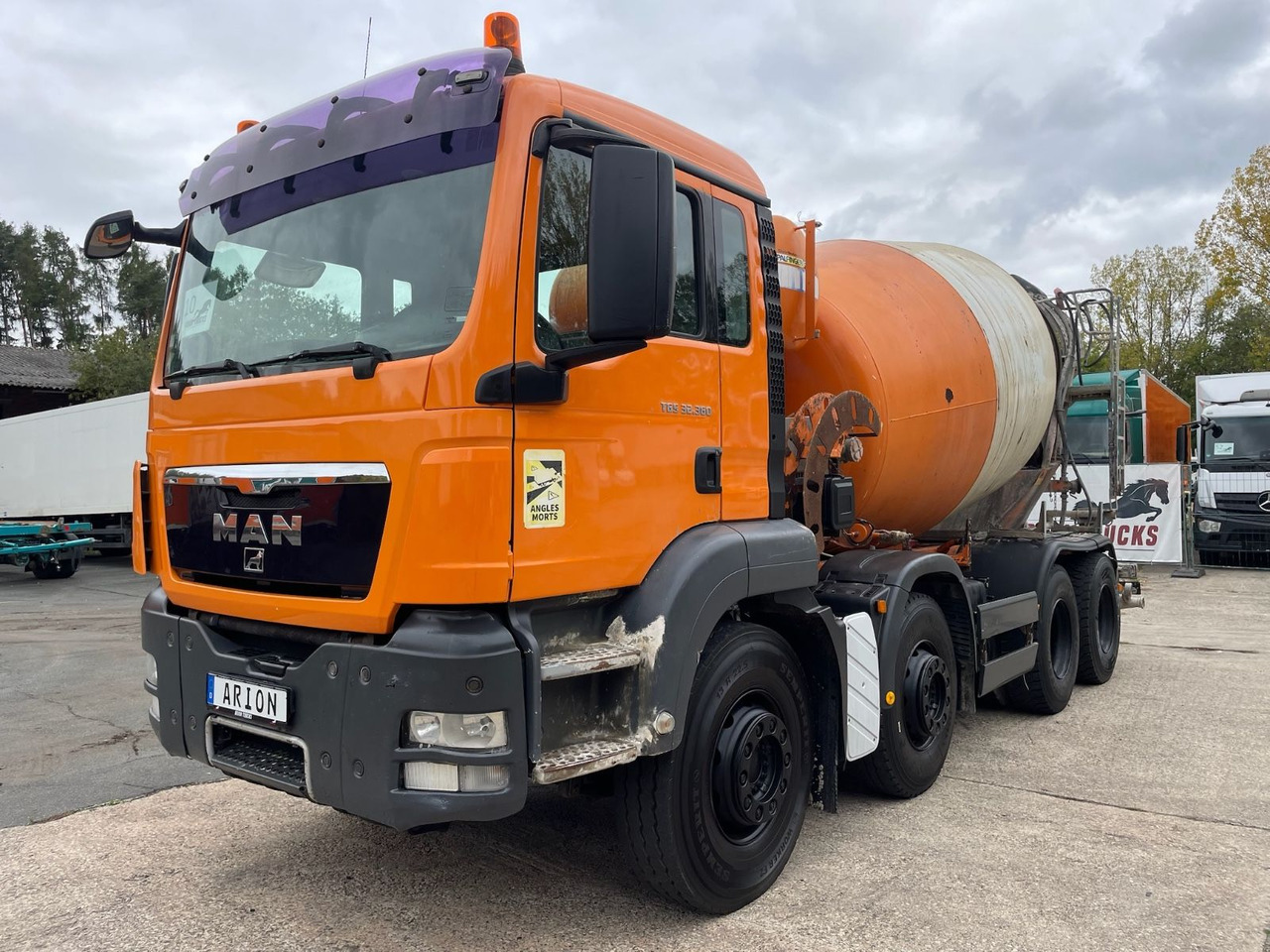 MAN TGS 32.360 8x4 BB Betonmischer/CIFA/SL9/9m3/EU4 - Mikser za beton: slika 3 MAN TGS 32.360 8x4 BB Betonmischer/CIFA/SL9/9m3/EU4 - Mikser za beton: slika 3
