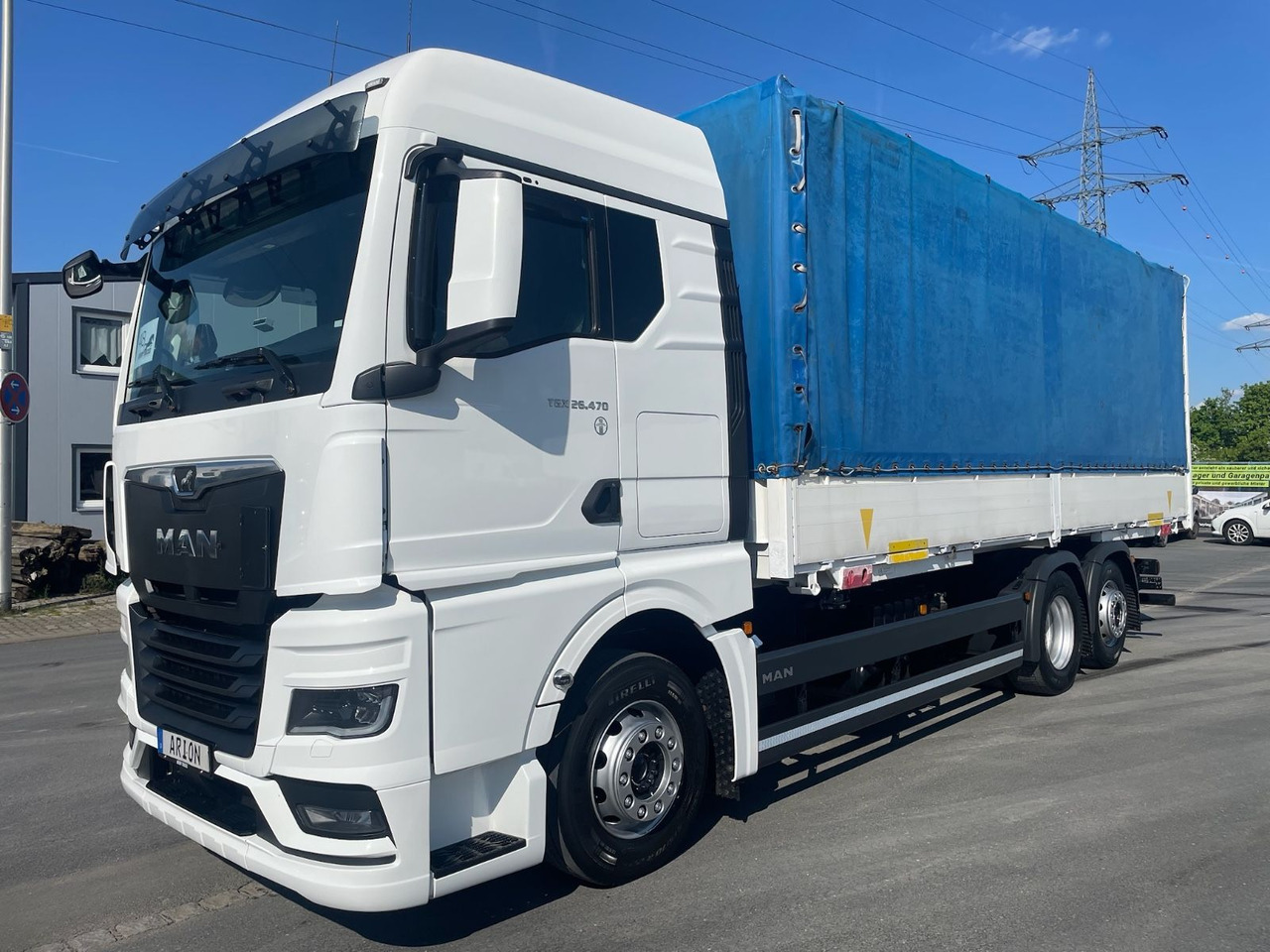 MAN TGX 26.470 6x2-4 LL Pritsche+Plane/BDF/NLA/EU6d - Kamion sa ceradom: slika 3 MAN TGX 26.470 6x2-4 LL Pritsche+Plane/BDF/NLA/EU6d - Kamion sa ceradom: slika 3