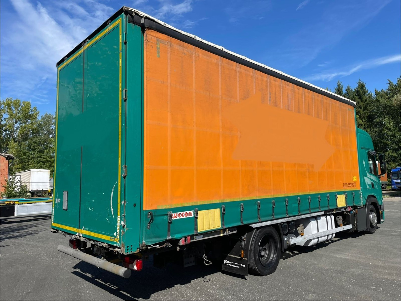 Scania G450 Pritsche+Plane/Wechsler/WECON/StandAC/EU6d - Kamion sa ceradom: slika 4 Scania G450 Pritsche+Plane/Wechsler/WECON/StandAC/EU6d - Kamion sa ceradom: slika 4