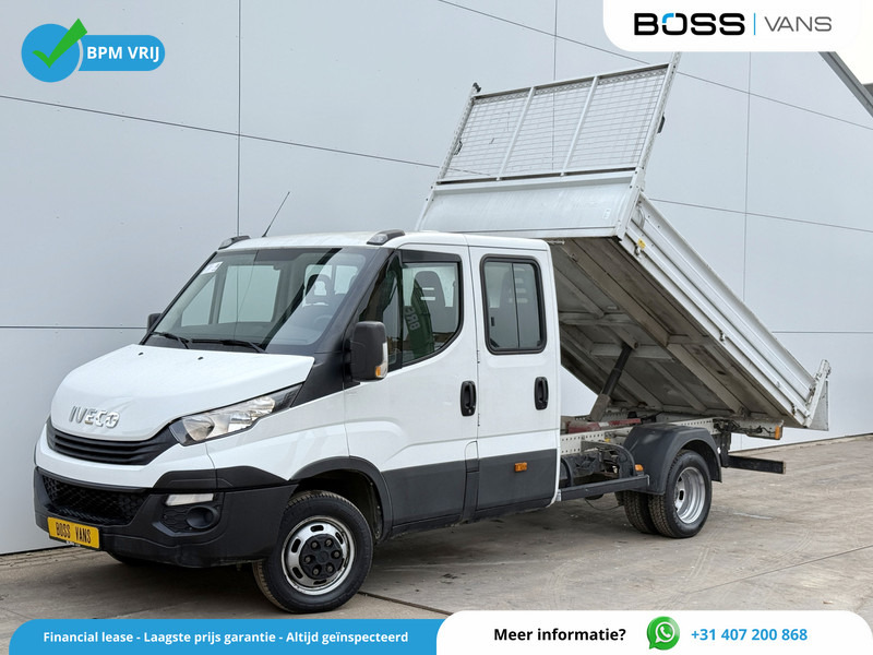 Iveco Daily 35C14 2.3 Dubbele Cabine Dubbellucht 7 Stoelen Airco Cruise Control Trekhaak 3.5t Tipper Benne Kipper - Dostavno vozilo kiper, Dostavno vozilo sa duplom kabinom: slika 1 Iveco Daily 35C14 2.3 Dubbele Cabine Dubbellucht 7 Stoelen Airco Cruise Control Trekhaak 3.5t Tipper Benne Kipper - Dostavno vozilo kiper, Dostavno vozilo sa duplom kabinom: slika 1