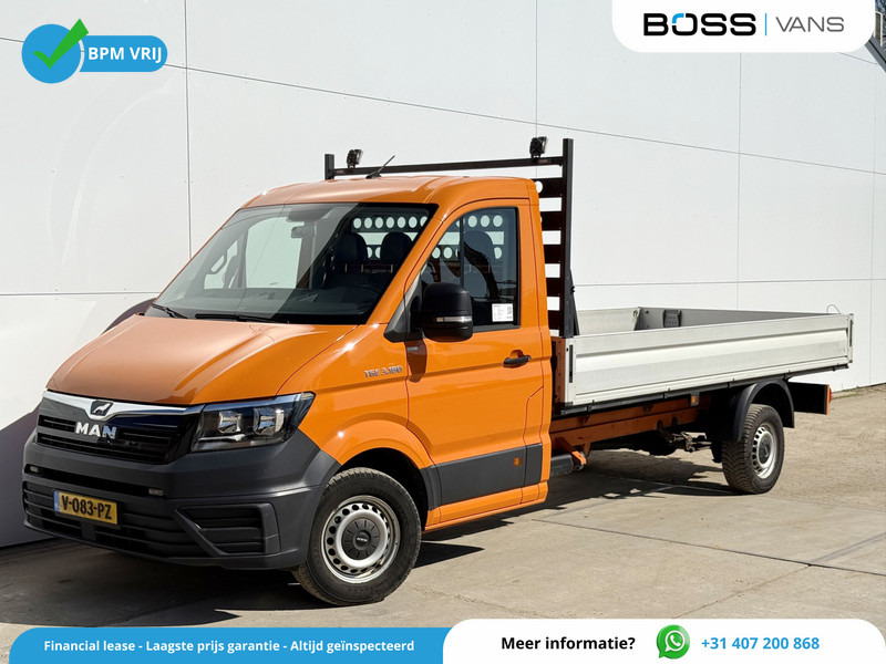 MAN TGE 180 PK Open Laadbak Pritische Pick up Airco Cruise Control Trekhaak - Dostavno vozilo s ravnom platformom: slika 1 MAN TGE 180 PK Open Laadbak Pritische Pick up Airco Cruise Control Trekhaak - Dostavno vozilo s ravnom platformom: slika 1