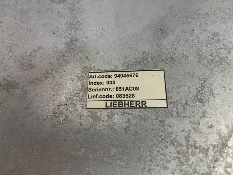 Liebherr - Kabina i enterijer: slika 4 Liebherr - Kabina i enterijer: slika 4