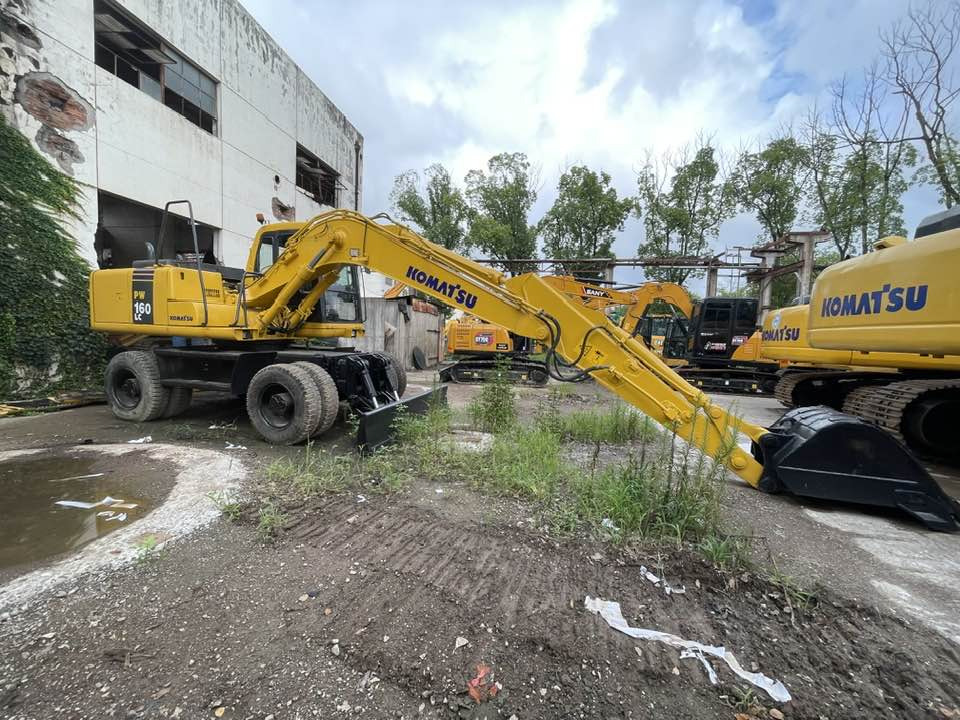 Komatsu PW160-8 - Bager točkaš: slika 1 Komatsu PW160-8 - Bager točkaš: slika 1