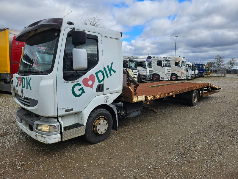 Renault Midlum 220 Machine/auto Transport and crane(2 stk) - Kamion za prevoz automobila, Kamion sa dizalicom: slika 1 Renault Midlum 220 Machine/auto Transport and crane(2 stk) - Kamion za prevoz automobila, Kamion sa dizalicom: slika 1