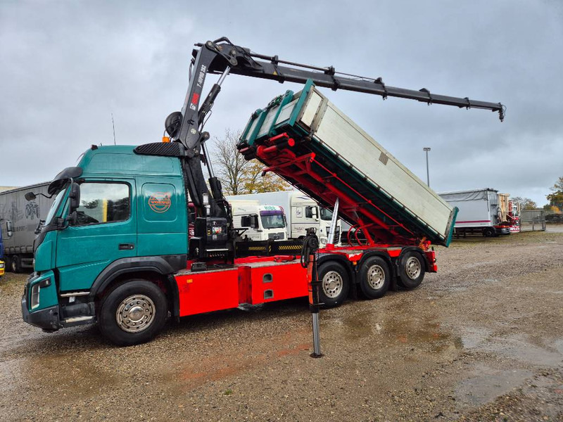 Volvo FMX 500 8x4 // HIAB X-HIPRO 262 EP-5 // 3-Tipper - Kamion sa dizalicom: slika 1 Volvo FMX 500 8x4 // HIAB X-HIPRO 262 EP-5 // 3-Tipper - Kamion sa dizalicom: slika 1
