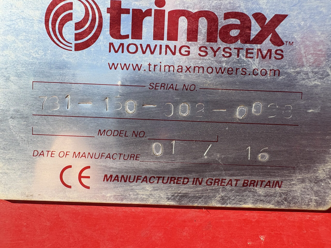 Trimax Striker 150 roller mower - Baštenska kosačica: slika 5 Trimax Striker 150 roller mower - Baštenska kosačica: slika 5