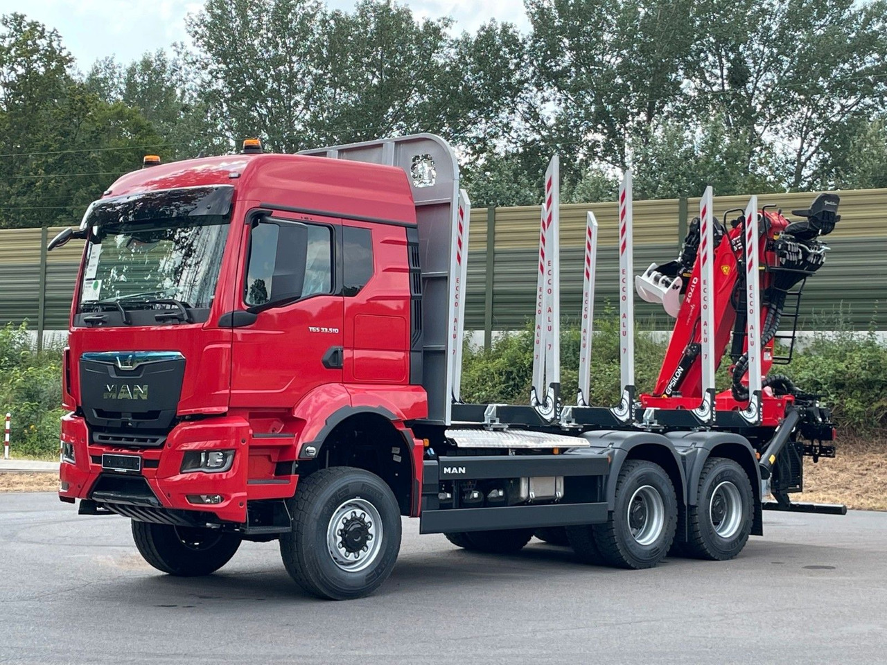 MAN TGS 33.520 6X6 Euro6e Radstand 3900mm EPSILON - Šticar, Kamion sa dizalicom: slika 2 MAN TGS 33.520 6X6 Euro6e Radstand 3900mm EPSILON - Šticar, Kamion sa dizalicom: slika 2