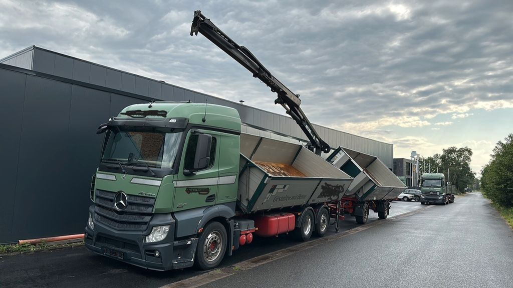 Mercedes-Benz 2545 6x2 Euro6 2-Seiten-Kipper ATLAS 145 KRAN - Istovarivač, Kamion sa dizalicom: slika 1 Mercedes-Benz 2545 6x2 Euro6 2-Seiten-Kipper ATLAS 145 KRAN - Istovarivač, Kamion sa dizalicom: slika 1