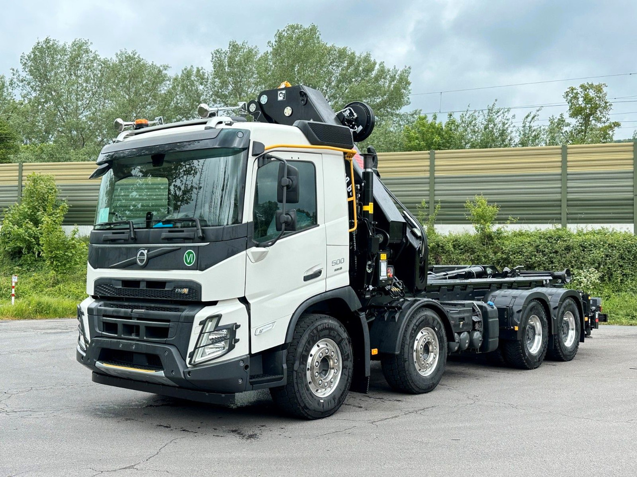 Volvo FMX 500 8x4 Abrollkipper + Kran Hiab 658-6 - Kamion sa hidrauličnom kukom, Kamion sa dizalicom: slika 2 Volvo FMX 500 8x4 Abrollkipper + Kran Hiab 658-6 - Kamion sa hidrauličnom kukom, Kamion sa dizalicom: slika 2