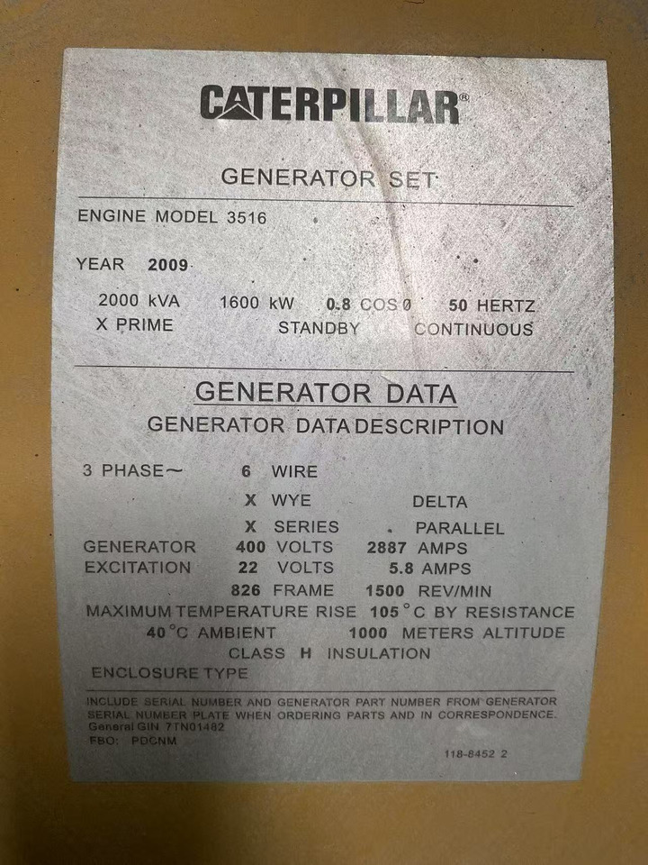 CATPILLAR 3516C - Set generatora: slika 2 CATPILLAR 3516C - Set generatora: slika 2