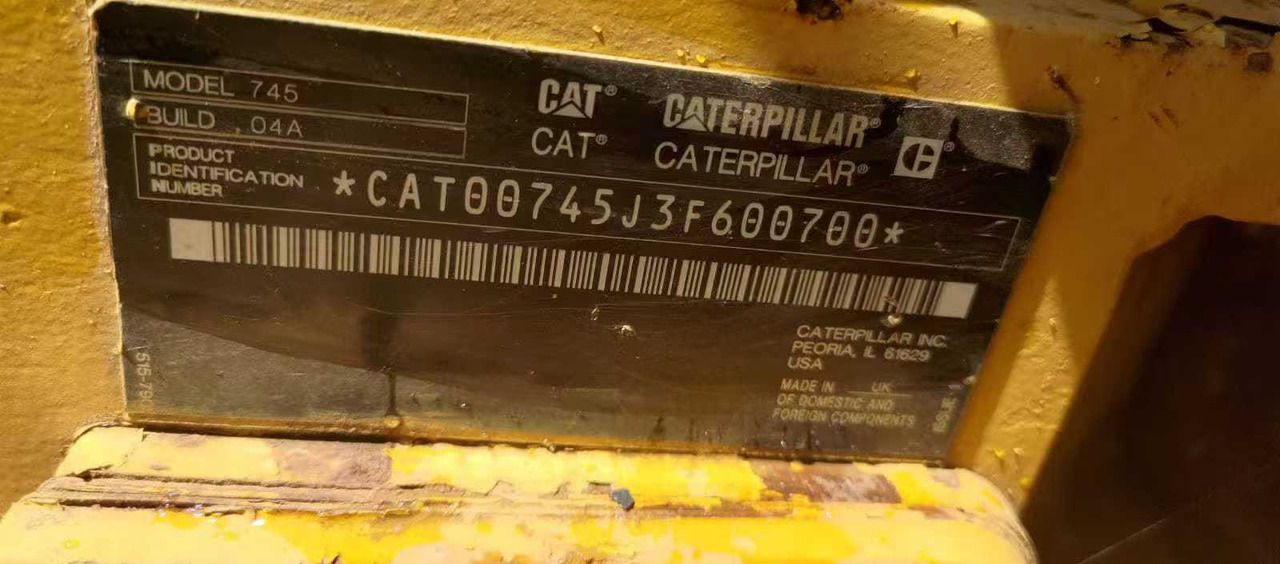 CATPILLAR 745 - Zglobni kiper: slika 5 CATPILLAR 745 - Zglobni kiper: slika 5