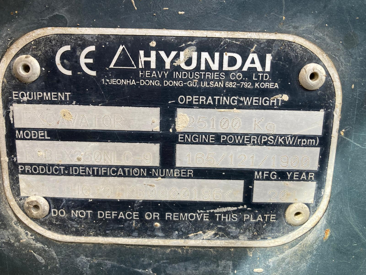 PELLE SUR CHENILLES HYUNDAI ROBEX 250 NLC-9 - Bager guseničar: slika 1 PELLE SUR CHENILLES HYUNDAI ROBEX 250 NLC-9 - Bager guseničar: slika 1