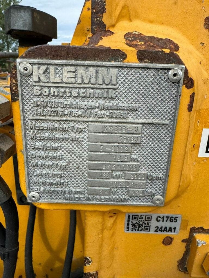Klemm KR 806 - Veliki kamon za bušenje: slika 3 Klemm KR 806 - Veliki kamon za bušenje: slika 3