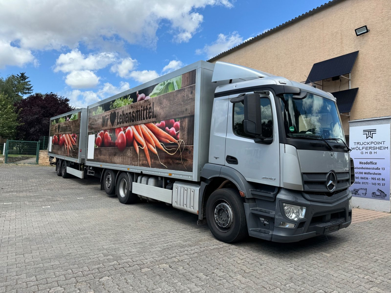 Mercedes-Benz Antos 2540/Durchladbar/Frigoblock/2x LBW/kpl.Zug - Hladnjača: slika 1 Mercedes-Benz Antos 2540/Durchladbar/Frigoblock/2x LBW/kpl.Zug - Hladnjača: slika 1