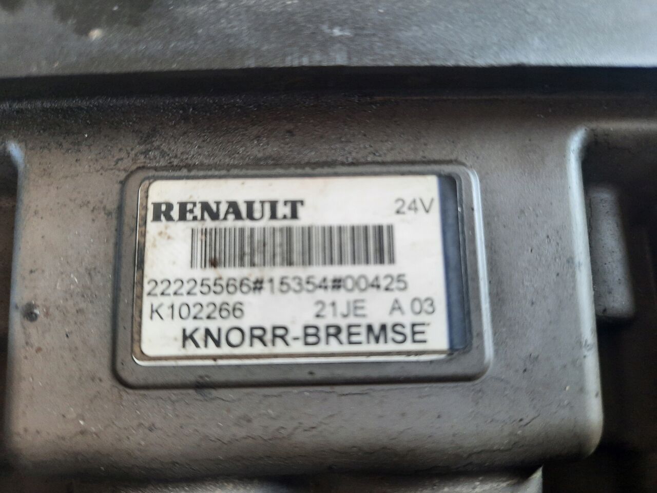 KNORR-BREMSE ZAWÓR EBS TYLNY TYŁ RENAULT GAMA RANGE T RANGE - Kočioni ventil za Kamion: slika 3 KNORR-BREMSE ZAWÓR EBS TYLNY TYŁ RENAULT GAMA RANGE T RANGE - Kočioni ventil za Kamion: slika 3