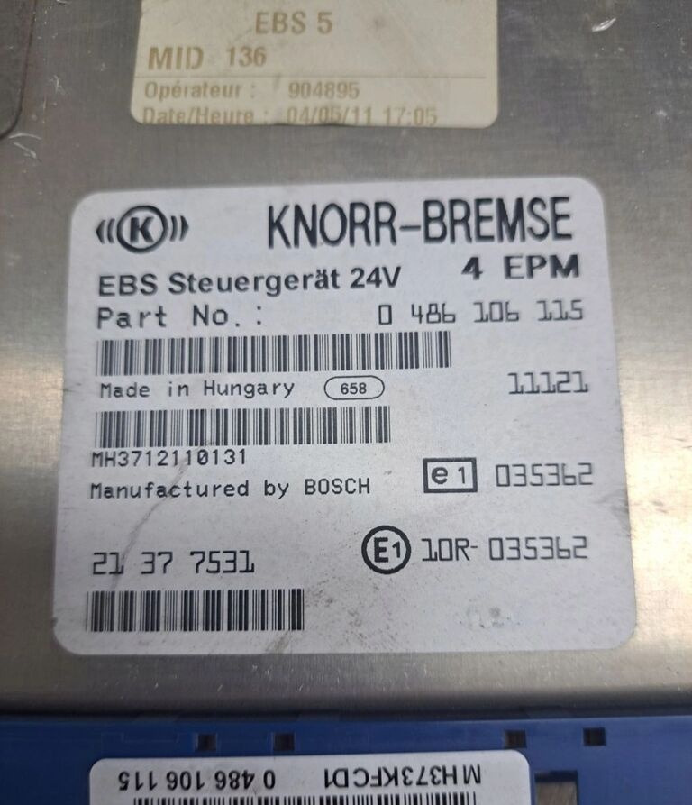 Renault MAGNUM Renault - Upravljačka jedinica za Kamion: slika 1 Renault MAGNUM Renault - Upravljačka jedinica za Kamion: slika 1