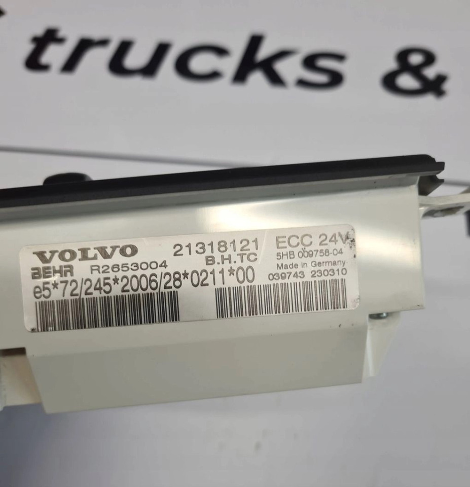 VOLVO 21318121 - Grejanje/ Ventilacija: slika 2 VOLVO 21318121 - Grejanje/ Ventilacija: slika 2