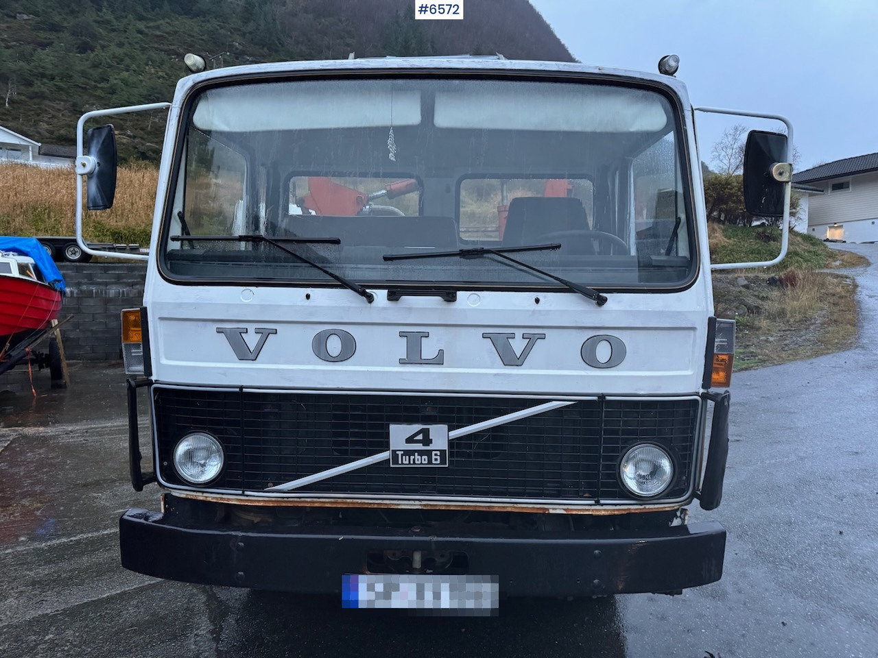 1980 Volvo F408 Turbo 6 4x2 w/ crane - Kamion sa tovarnim sandukom, Kamion sa dizalicom: slika 4 1980 Volvo F408 Turbo 6 4x2 w/ crane - Kamion sa tovarnim sandukom, Kamion sa dizalicom: slika 4