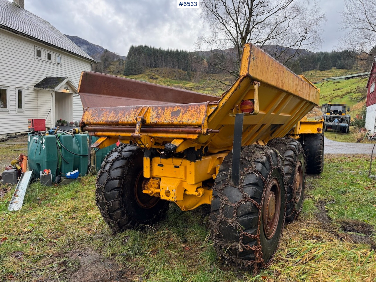 Zglobni kiper 1984 Volvo 861 Dumper 6x6. Lightly repair object.: slika 7