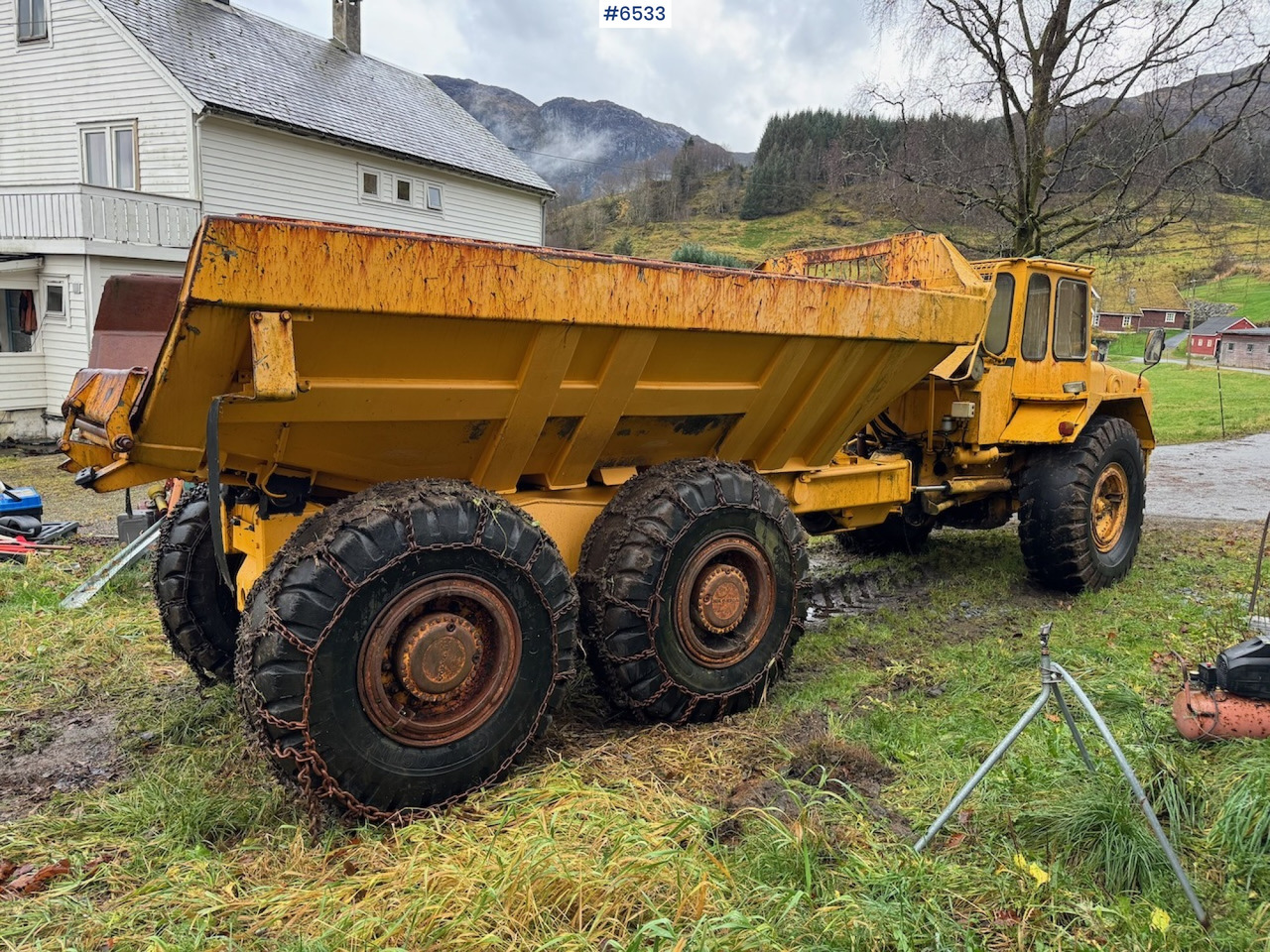 Zglobni kiper 1984 Volvo 861 Dumper 6x6. Lightly repair object.: slika 6
