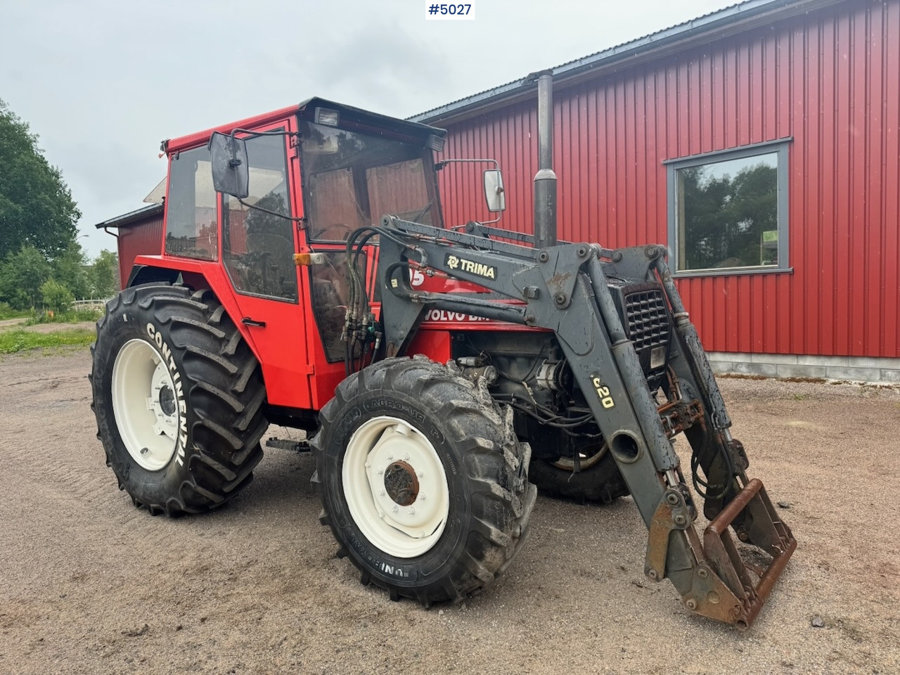 Traktor 1985 Volvo Valmet 805 Turbo 4x4 w/ Front loader: slika 8