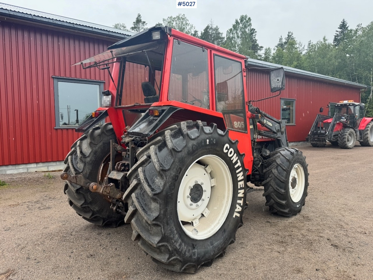 Traktor 1985 Volvo Valmet 805 Turbo 4x4 w/ Front loader: slika 6