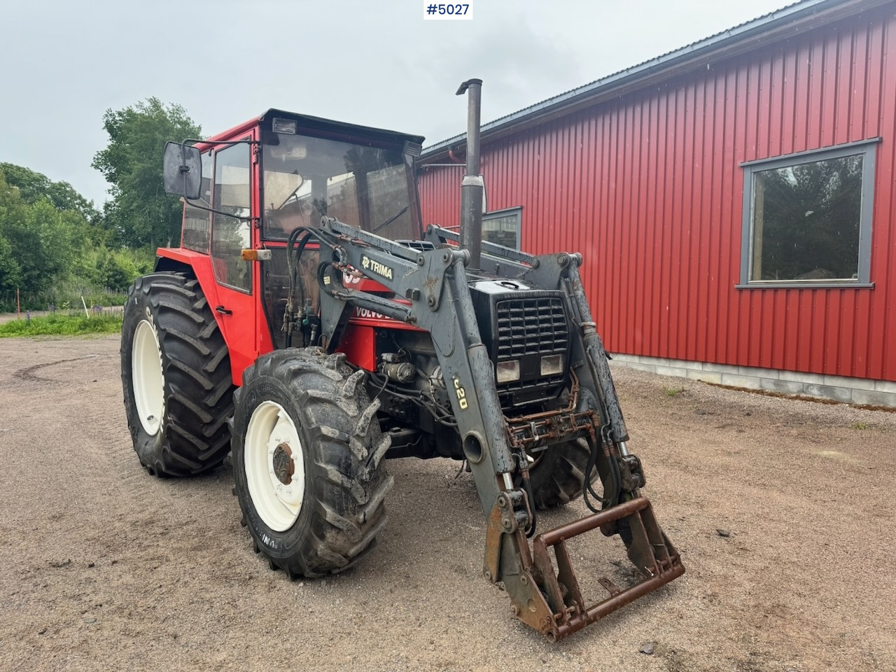 Traktor 1985 Volvo Valmet 805 Turbo 4x4 w/ Front loader: slika 9