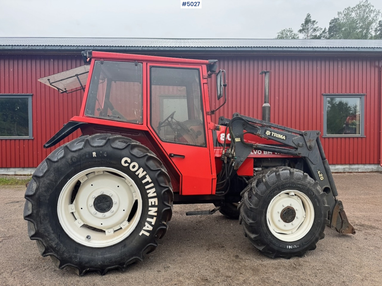 Traktor 1985 Volvo Valmet 805 Turbo 4x4 w/ Front loader: slika 7