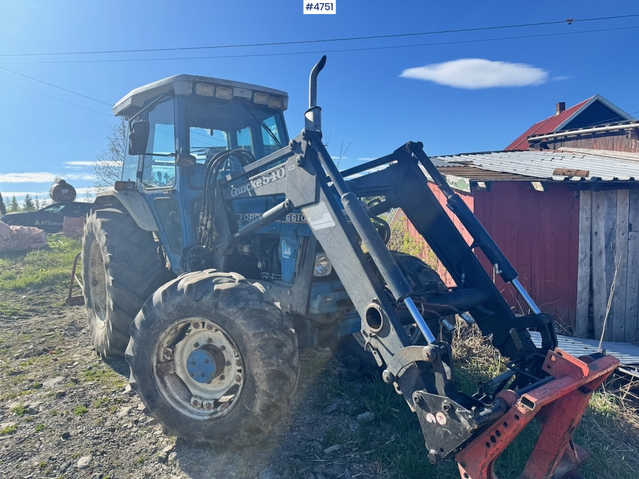 1987 Ford 6610 4x4 w/ Front loader. - Traktor: slika 4 1987 Ford 6610 4x4 w/ Front loader. - Traktor: slika 4
