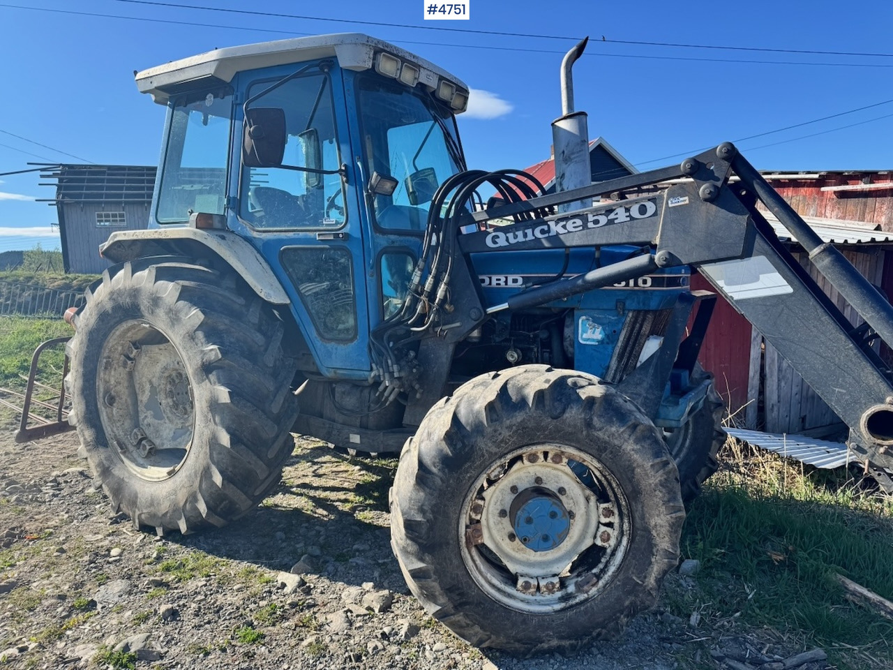 1987 Ford 6610 4x4 w/ Front loader. - Traktor: slika 2 1987 Ford 6610 4x4 w/ Front loader. - Traktor: slika 2