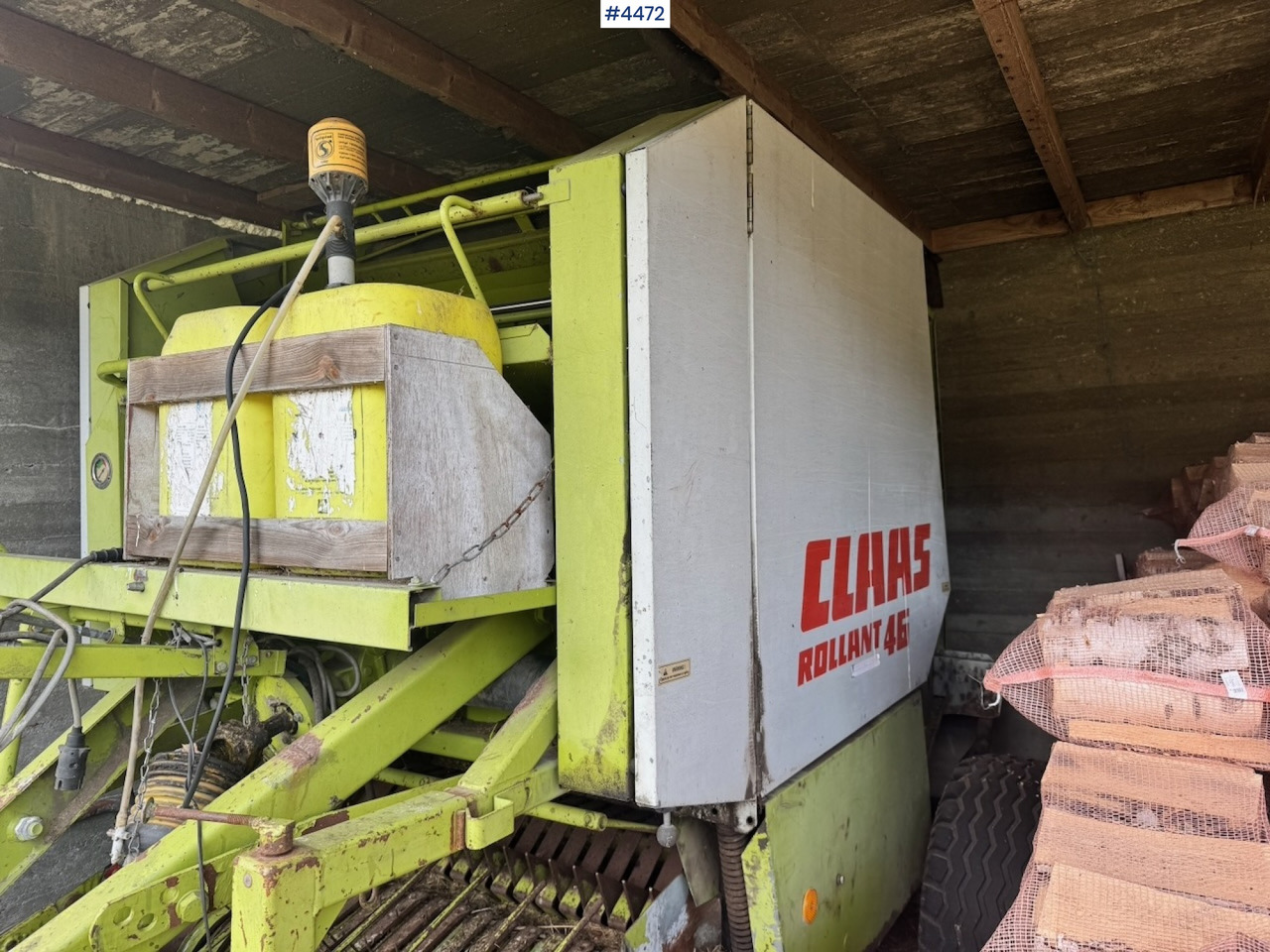 1990 Claas Rollant 46 Round Baler - Oprema za prevrtanje i razlaganje: slika 2 1990 Claas Rollant 46 Round Baler - Oprema za prevrtanje i razlaganje: slika 2
