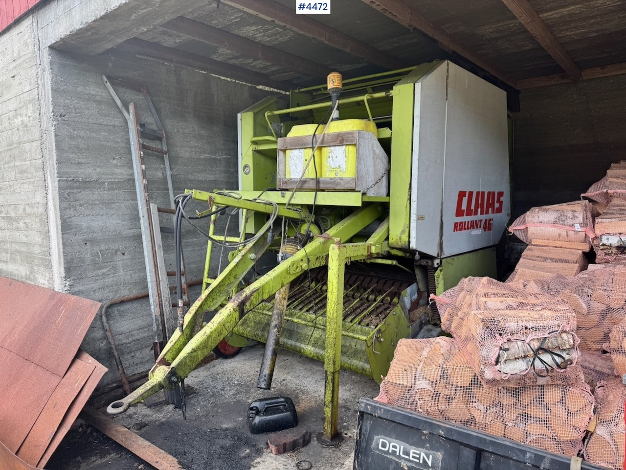 1990 Claas Rollant 46 Round Baler - Oprema za prevrtanje i razlaganje: slika 1 1990 Claas Rollant 46 Round Baler - Oprema za prevrtanje i razlaganje: slika 1