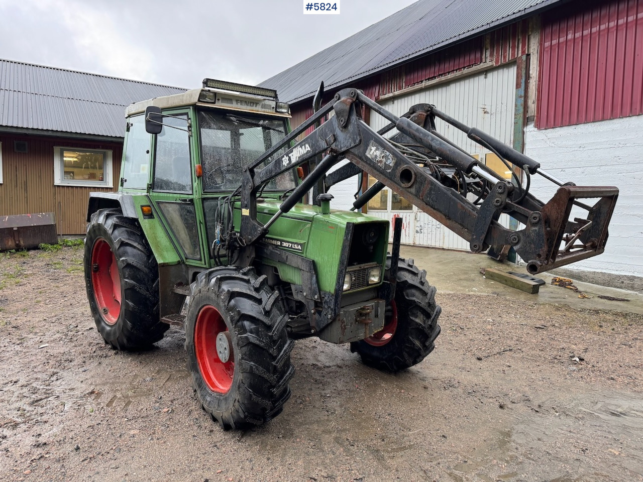 1991 Fendt Farmer 307 LSA w/ front loader. - Traktor: slika 4 1991 Fendt Farmer 307 LSA w/ front loader. - Traktor: slika 4