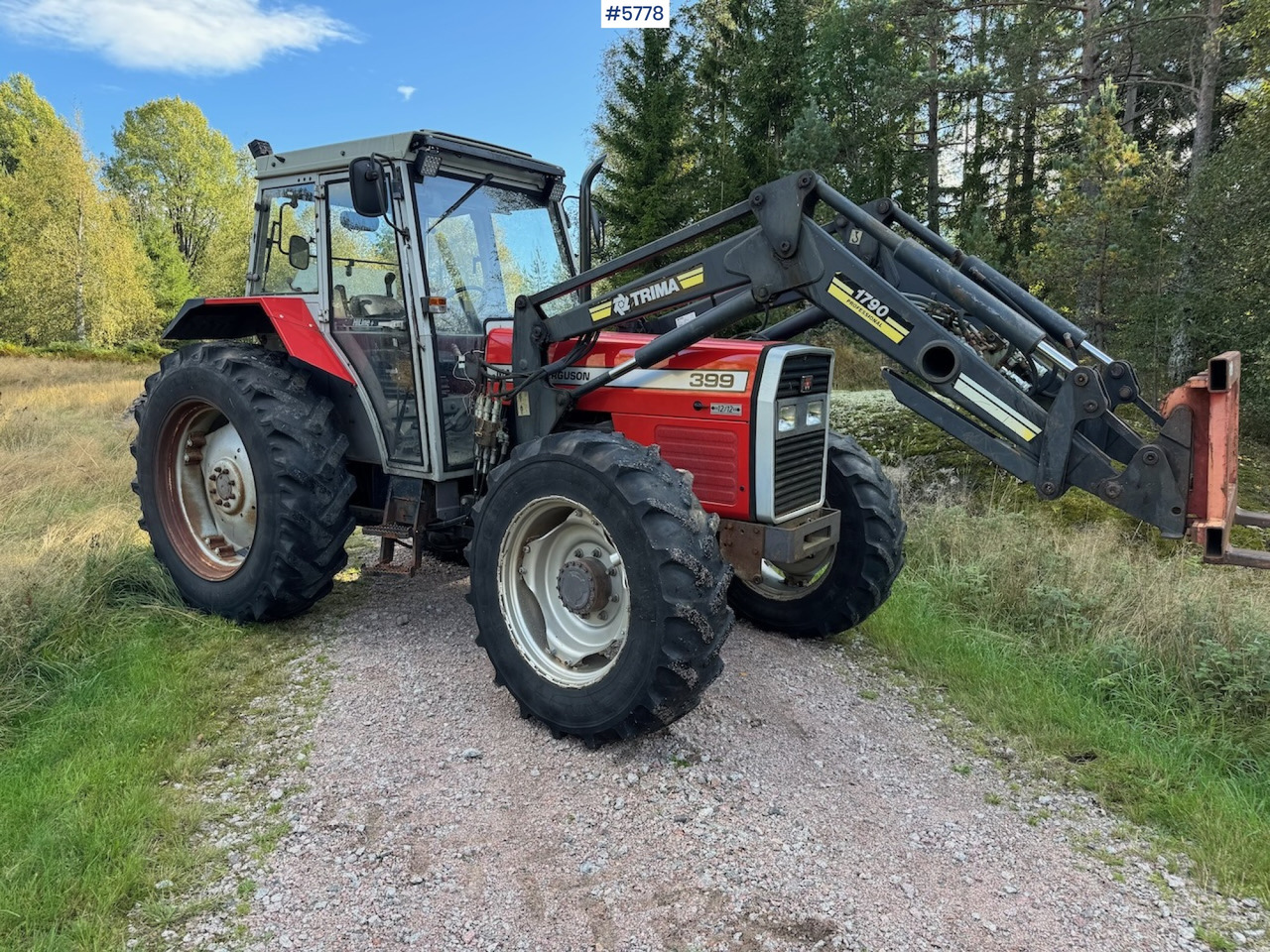 1995 Massey Ferguson 399 w/ front loader. - Traktor: slika 1 1995 Massey Ferguson 399 w/ front loader. - Traktor: slika 1