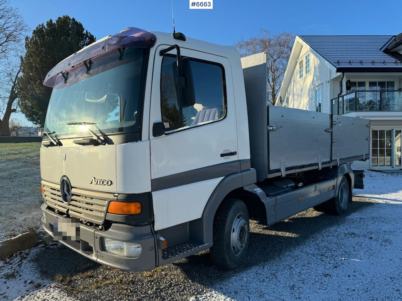 1999 Mercedes Atego 4x2 Tippbil. 173 000 km! - Plato prikolica: slika 1 1999 Mercedes Atego 4x2 Tippbil. 173 000 km! - Plato prikolica: slika 1