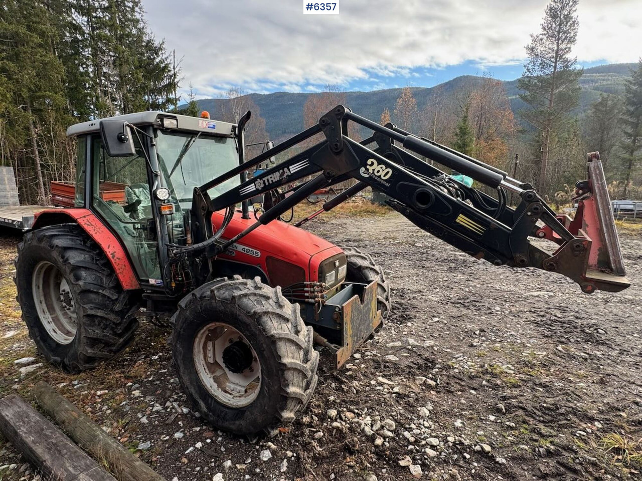 2000 Massey Ferguson 4255 m/ frontlaster - Traktor: slika 5 2000 Massey Ferguson 4255 m/ frontlaster - Traktor: slika 5
