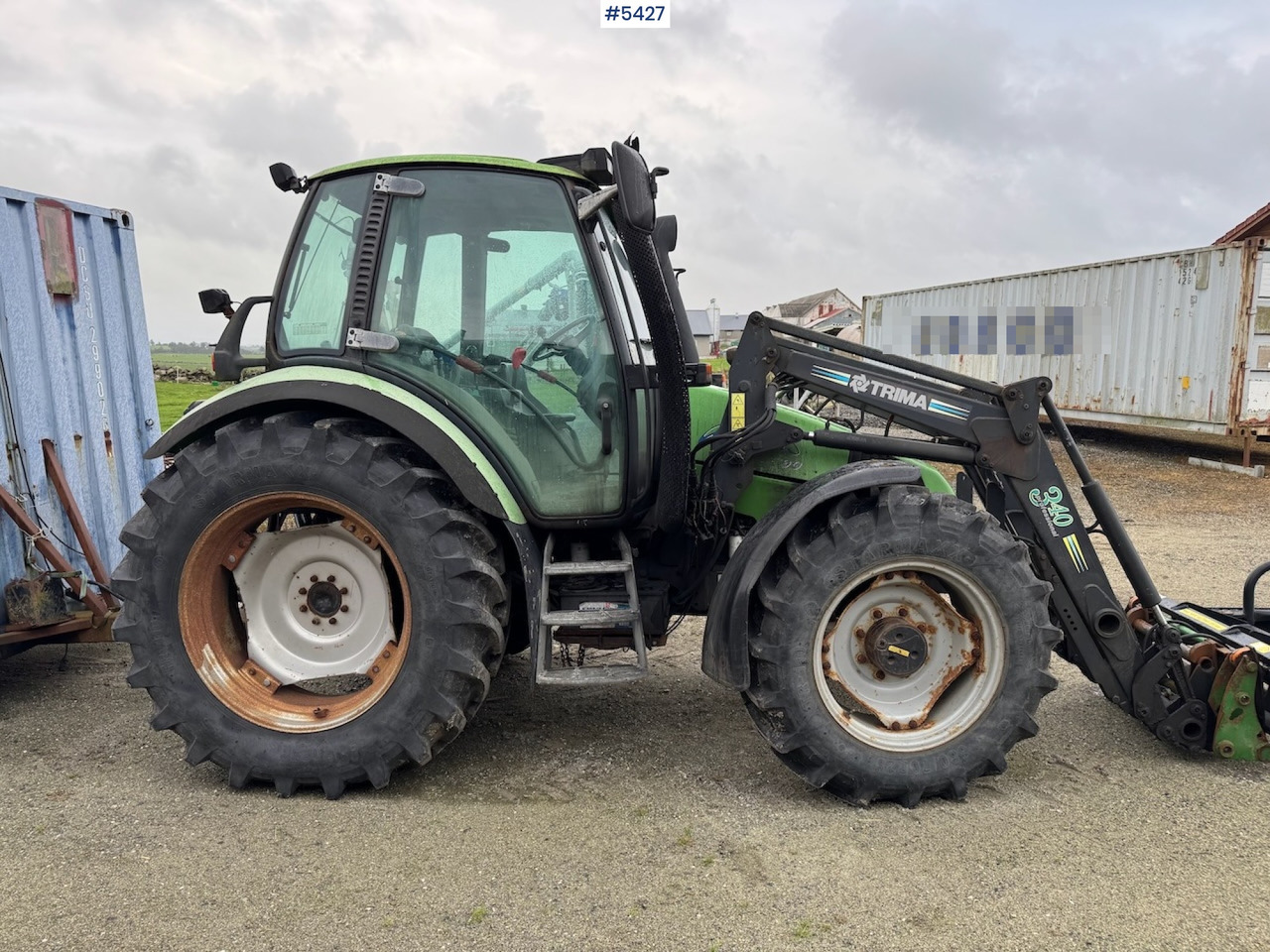 2001 Deutz Fahr Agrotron 90 w/front loader. - Traktor: slika 5 2001 Deutz Fahr Agrotron 90 w/front loader. - Traktor: slika 5