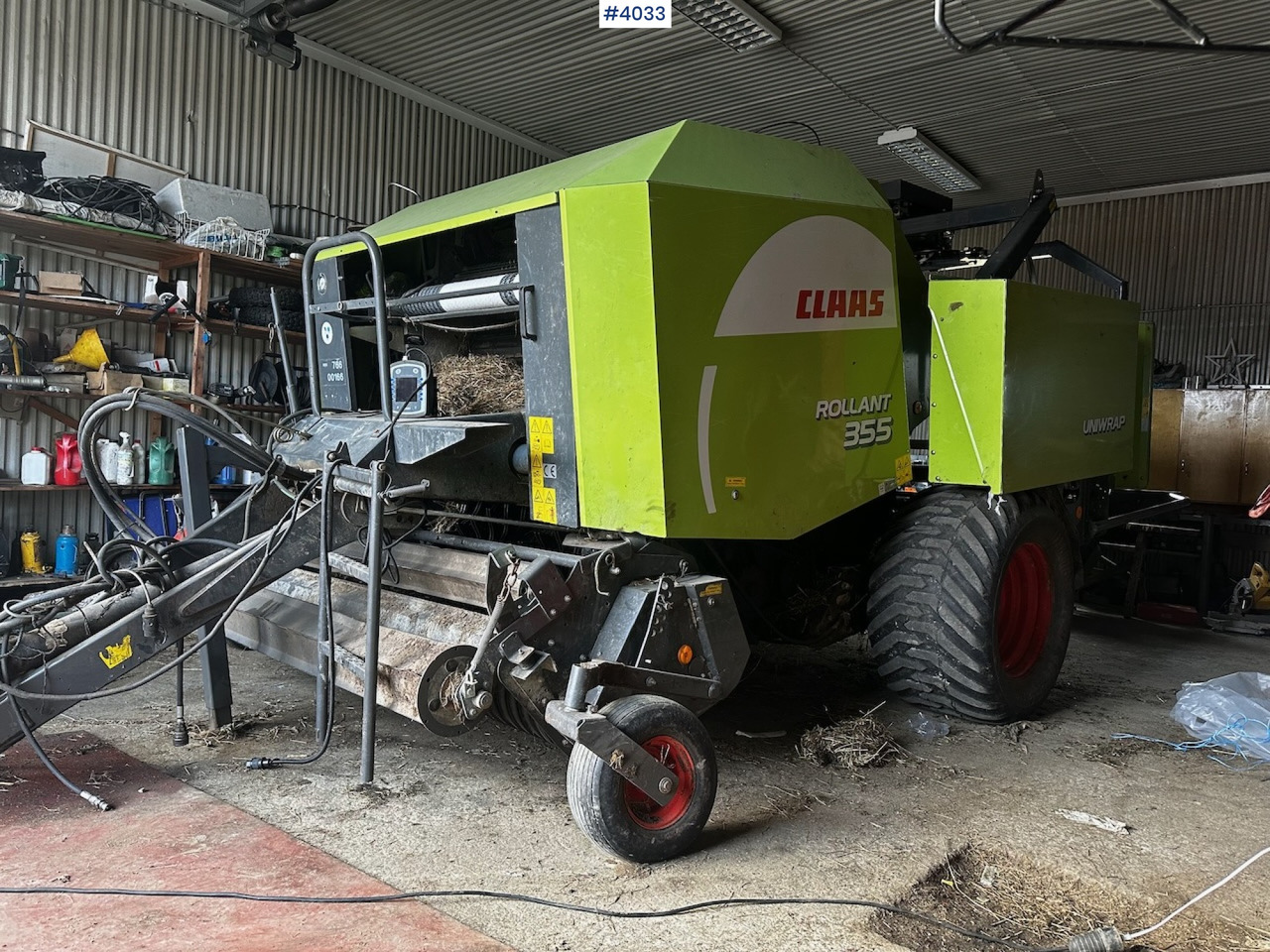 2008 Claas rollant 355 uniwrap round baler press - Oprema za prevrtanje i razlaganje: slika 3 2008 Claas rollant 355 uniwrap round baler press - Oprema za prevrtanje i razlaganje: slika 3