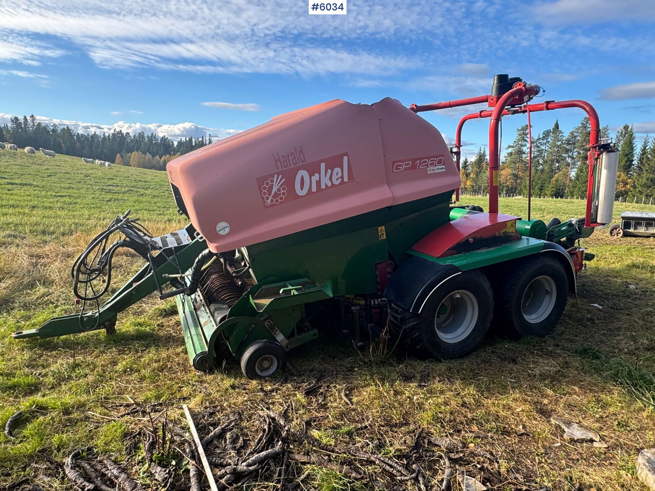 2008 Orkel 1260 round baler - Oprema za prevrtanje i razlaganje: slika 5 2008 Orkel 1260 round baler - Oprema za prevrtanje i razlaganje: slika 5