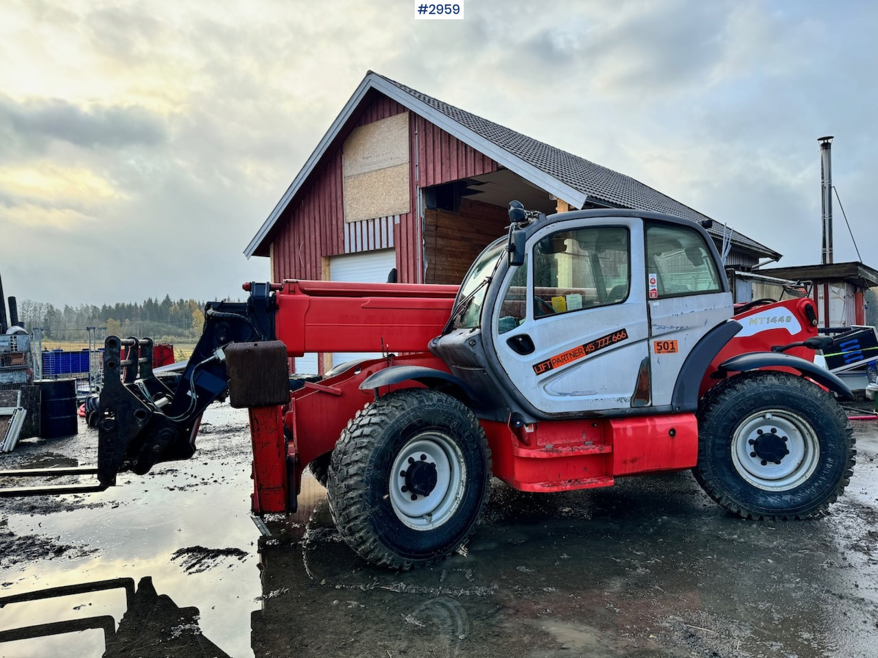 2009 Manitou MT 1440 Telescopic truck w/ Bucket, Pallet forks and Lifting jib - Teleskopski upravljač: slika 2 2009 Manitou MT 1440 Telescopic truck w/ Bucket, Pallet forks and Lifting jib - Teleskopski upravljač: slika 2