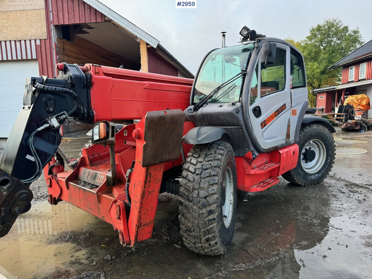 2009 Manitou MT 1440 Telescopic truck w/ Bucket, Pallet forks and Lifting jib - Teleskopski upravljač: slika 1 2009 Manitou MT 1440 Telescopic truck w/ Bucket, Pallet forks and Lifting jib - Teleskopski upravljač: slika 1
