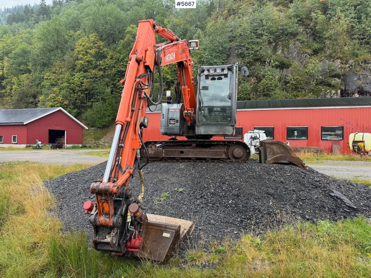 2011 Hitachi ZX 85 US-3 w/rotor tilt and buckets - Bager: slika 1 2011 Hitachi ZX 85 US-3 w/rotor tilt and buckets - Bager: slika 1