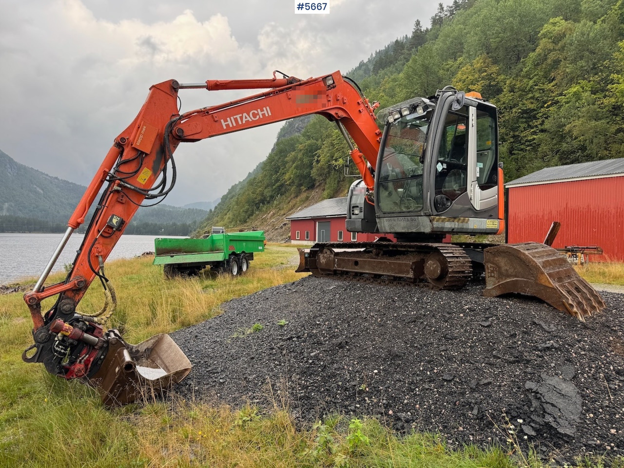 2011 Hitachi ZX 85 US-3 w/rotor tilt and buckets - Bager: slika 3 2011 Hitachi ZX 85 US-3 w/rotor tilt and buckets - Bager: slika 3
