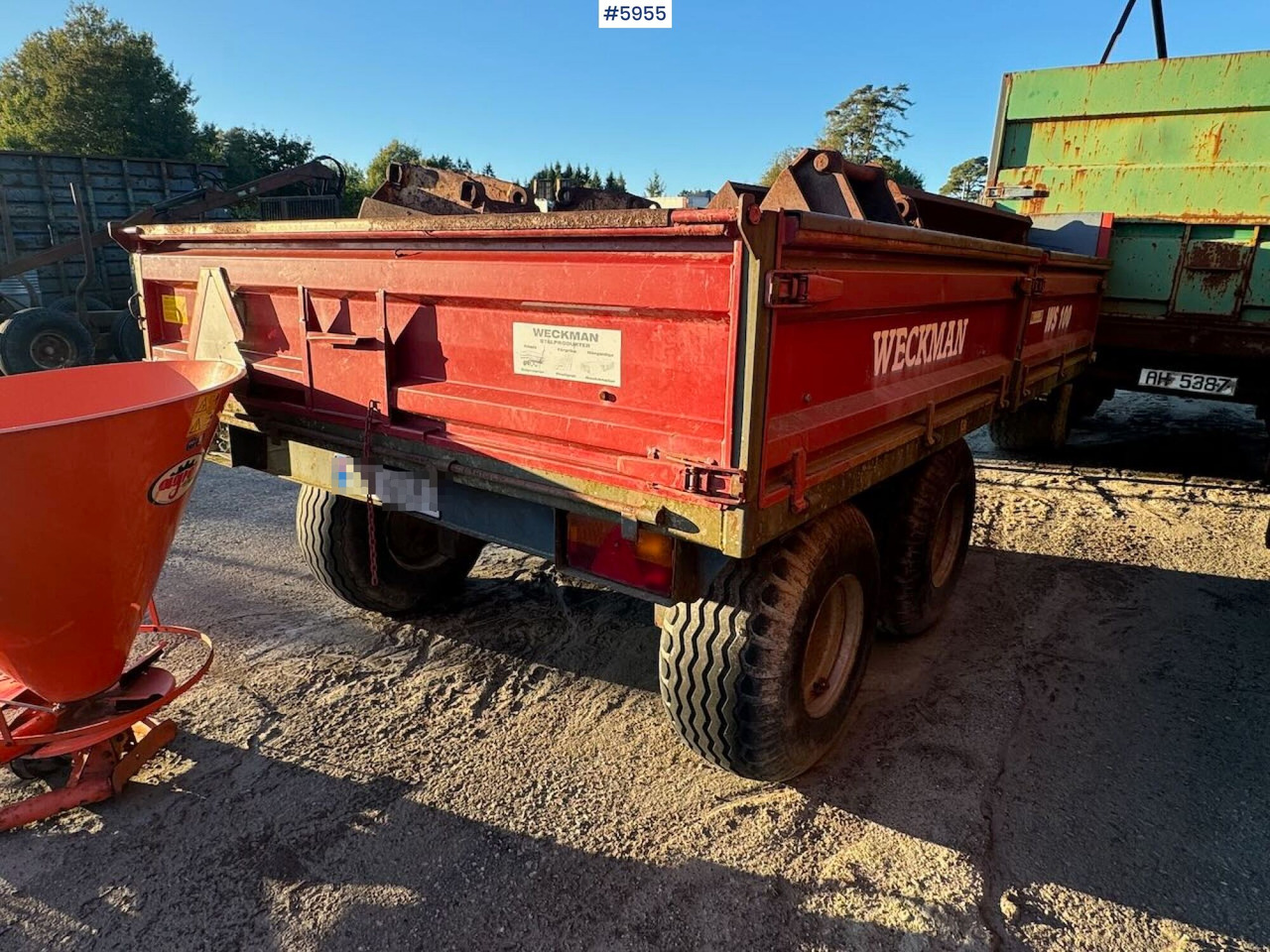 2011 Weckman WS100 - Prikolica za poljoprivredu: slika 5 2011 Weckman WS100 - Prikolica za poljoprivredu: slika 5