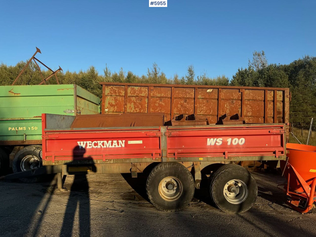 2011 Weckman WS100 - Prikolica za poljoprivredu: slika 3 2011 Weckman WS100 - Prikolica za poljoprivredu: slika 3