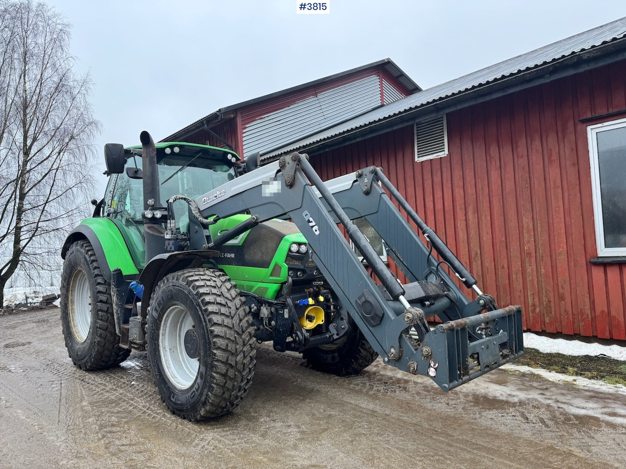 2015 Deutz-fahr 6190 Agrotron w/ Front loader, Front PTO and 2 sets of tires. - Traktor: slika 2 2015 Deutz-fahr 6190 Agrotron w/ Front loader, Front PTO and 2 sets of tires. - Traktor: slika 2
